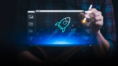 Dijital Arayüz, Teknolojik Gelişme ve Girişimsel Başarı Vurgulaması ile AI-Güçlü Girişim 'i başlatan İşadamı, Küresel Teknoloji girişimi bağlantı kurmak için yenilikler yaptı