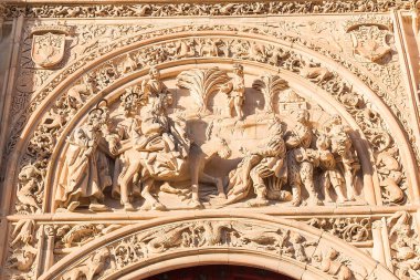 İspanya 'daki Salamanca kategorisinin bir kısmının fotoğraf ayrıntıları.