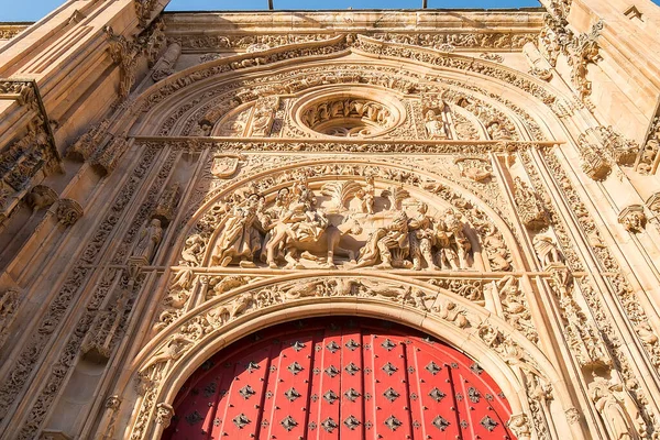 Détail Photo Une Partie Catedral Salamanque Espagne — Photo