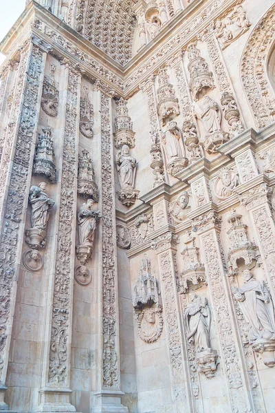 Fasada Klasztoru San Esteban Salamance Hiszpania — Zdjęcie stockowe