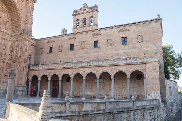 Tampilan Luar Fasad San Esteban Convent Salamanca Spanyol Stok Gambar