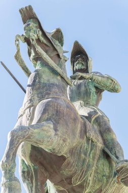 Francisco Pisarro Heykeli (Trujillo, Caceres, İspanya).