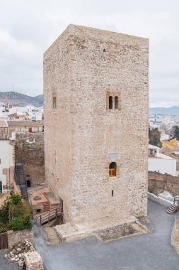 Priego de Cordoba, İspanya 'nın beyaz Cordoba köyü..