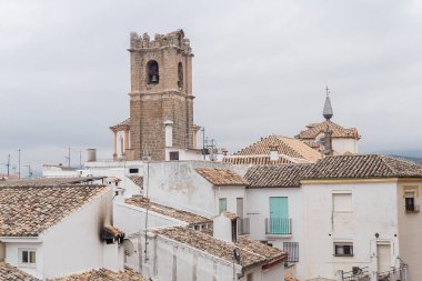 Priego de Cordoba, İspanya 'nın beyaz Cordoba köyü..