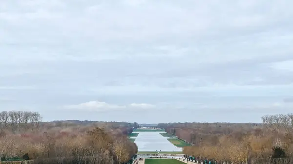 Fransa 'nın başkenti Paris' te, Hollanda 'da park manzarası