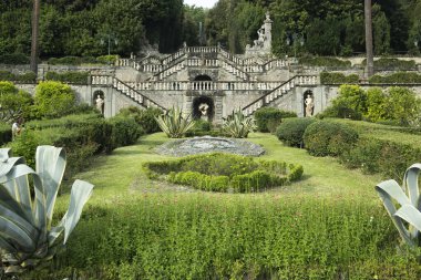 Town of Collodi, Tuscany, Italy. August 24, 2023. Historic Garden Garzoni in Collodi, in the municipality of Pescia, province of Pistoia clipart