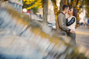 sonbahar şehirde takılmak Çift