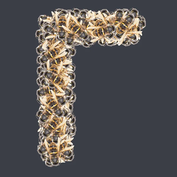 Ballı Kiril yazı tipleri. İzole edilmiş arkaplan.