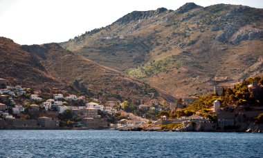 Saronik Adalara ait Yunan adası Hydra