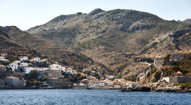 Saronik Adalara ait Yunan adası Hydra