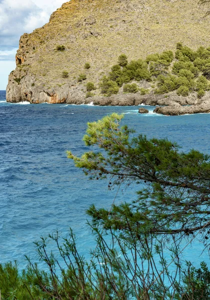 Colore Turchese Del Mare Nella Baia Calabria Spagna — Foto Stock