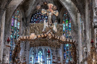 Valencia 'daki katedralin içi.