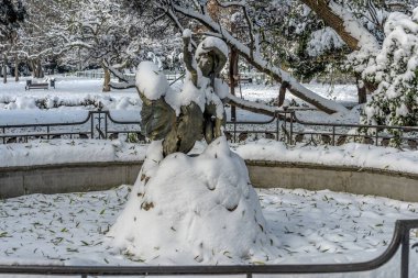 Kış havası şehri güzelleştirebilir.