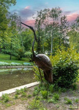 Poczyn-Zdrj 'de spa misafirlerinin dinlendiği en güzel parklardan biri vardır.