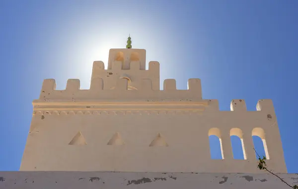 Etnografik müzenin etkileyici mimarisi djerba, tunisia adasında