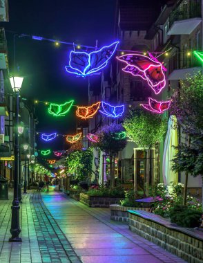 Aydınlatma dekorasyonları özellikle geceleri çok güzel görünüyor.