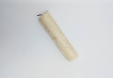 Isolated objects: Used wax with melted texture