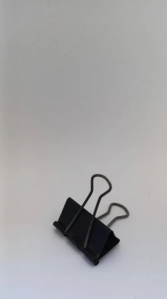 Isolated objects: Paper Binder Clips on a white background