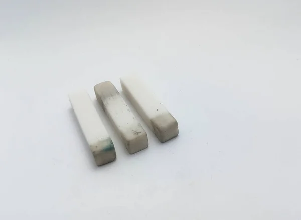Isolated objects: Pencil eraser on white background