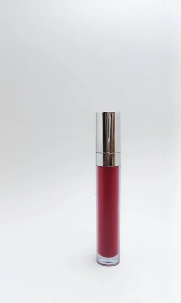 Isolated objects: Red lipstick , on white background