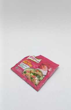 Jakarta, Indonesia - December 6, 2022: Isolated objects: Seasonings from royco, on white background, Jakarta, Indonesia