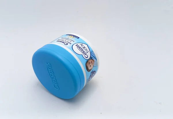 Jakarta, Indonesia - December 114, 2022: Isolated objects: Cussons Baby Cream Fresh  Nourish is a cream to moisturize and soften baby's skin, on white background, Jakarta, Indonesia