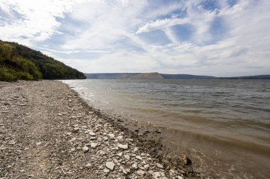 Bakota, rezervuar, Khmelnytskyi bölgesi, Ukrayna, sonbahar