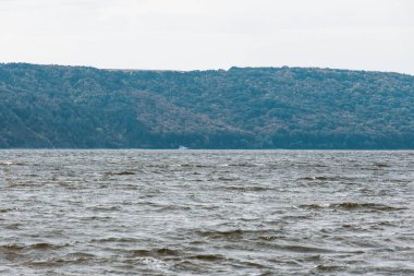 Bakota, rezervuar, Khmelnytskyi bölgesi, Ukrayna, sonbahar