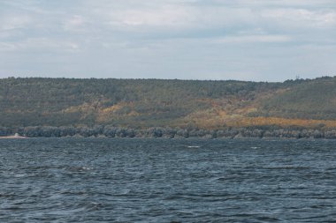 Bakota, rezervuar, Khmelnytskyi bölgesi, Ukrayna, sonbahar