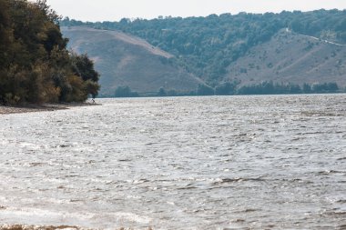 Bakota, rezervuar, Khmelnytskyi bölgesi, Ukrayna, sonbahar