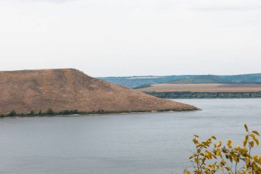 Bakota, rezervuar, Khmelnytskyi bölgesi, Ukrayna, sonbahar