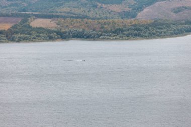 Bakota, rezervuar, Khmelnytskyi bölgesi, Ukrayna, sonbahar