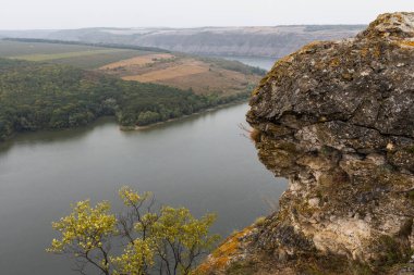 Bakota, rezervuar, Khmelnytskyi bölgesi, Ukrayna, sonbahar