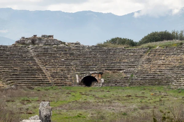 Türkiye Nin Afrodisias Kentindeki Stadyum Roma Dönemine Dayanan Dikkate Değer — Stok fotoğraf