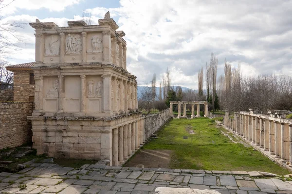 Afrodisie Turchia Uno Splendido Ben Conservato Sito Archeologico Che Dispone — Foto Stock
