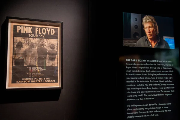 Торонто Онтарио Канады Июня 2023 Артефакты Видео Дисплей Pink Floyd — стоковое фото