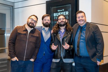 Tampon Festivali 2023 Drake Otel ve Cennet Tiyatrosu, Kasım, Toronto, Kanada: Victor Wiercioch, David Hanula, Norik Alexanian, Jake Sauve namı diğer Tertemiz Tamam