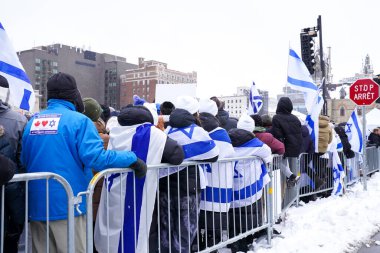 4 December 2023 - Ottawa, Canada: The Solidarity Rally For The Hostages, in support of Israel in war conflict with Hamas in Gaza