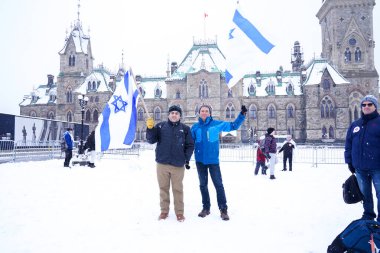 4 December 2023 - Ottawa, Canada: The Solidarity Rally For The Hostages, in support of Israel in war conflict with Hamas in Gaza