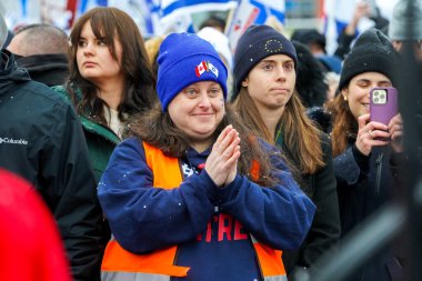 4 December 2023 - Ottawa, Canada: The Solidarity Rally For The Hostages, in support of Israel in war conflict with Hamas in Gaza