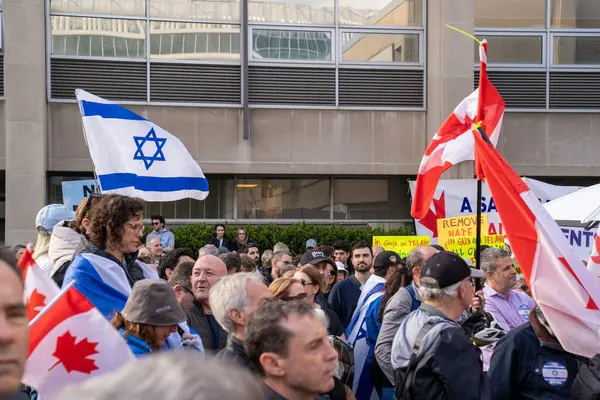 Toronto Ontario Canada May 2024 Jewish Students Supporters Faculty Attend — Zdjęcie stockowe