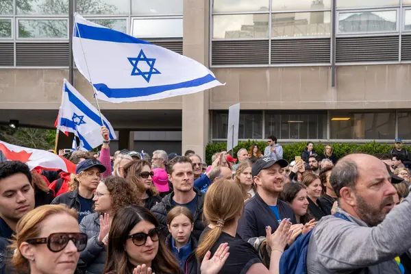 Toronto Ontario Canada May 2024 Jewish Students Supporters Faculty Attend — Stock Photo, Image