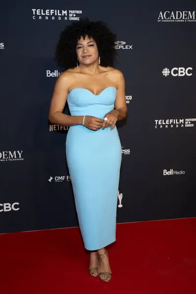 stock image Arisa Cox attends the 2024 Canadian Screen Awards at CBC Broadcast Centre. 