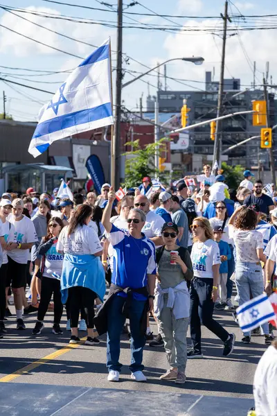 stock image Toronto, Canada - June 9, 2024: UJA (United Jewish Appeal) Walk for Israel Toronto event 