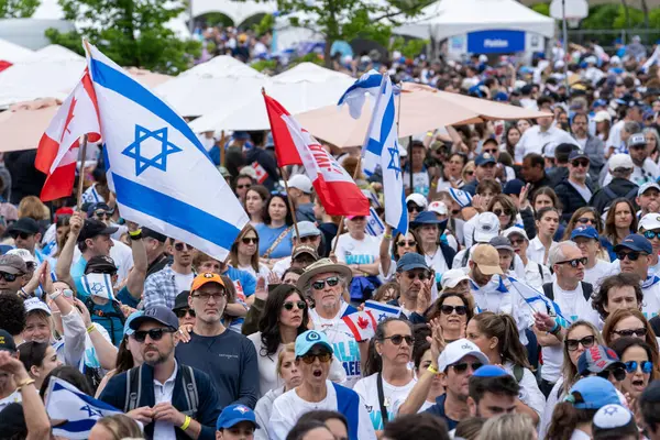 stock image Toronto, Canada - June 9, 2024: UJA (United Jewish Appeal) Walk for Israel Toronto event 