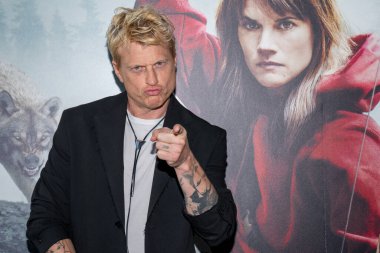 Toronto, Kanada - 31 Ağustos 2024: Adam MacDonald Scotiabank Tiyatrosu 'ndaki Out Come The Wolves gösterimine katıldı