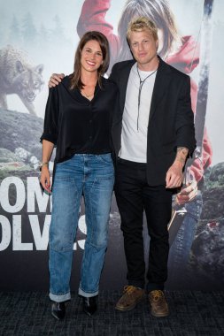Toronto, Kanada - 31 Ağustos 2024: Missy Peregrym, Adam MacDonald Scotiabank Tiyatrosu 'ndaki Out Come The Wolves gösterimine katıldı