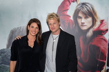 Toronto, Kanada - 31 Ağustos 2024: Missy Peregrym, Adam MacDonald Scotiabank Tiyatrosu 'ndaki Out Come The Wolves gösterimine katıldı