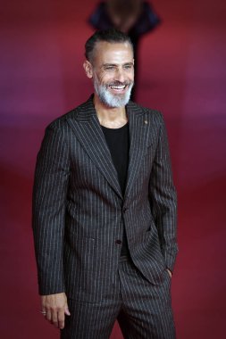 ROME, ITALY - 22 Ekim 2022: Raz Degan, 17. Roma Roma Film Festivali sırasında Parco Della Musica 'da 