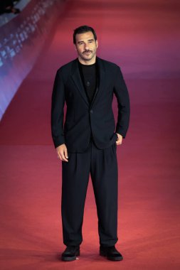 ROME, ITALY - 22 Ekim 2022: Edoardo Leo, 17. Roma Roma Film Festivali sırasında Parco Della Musica 'da 